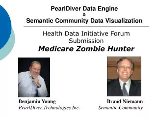 PearlDiver Data Engine &amp; Semantic Community Data Visualization