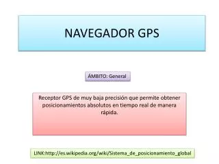 navegador gps