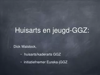 huisarts en jeugd ggz