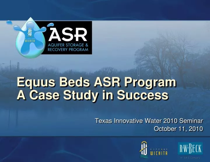 equus beds asr program a case study in success