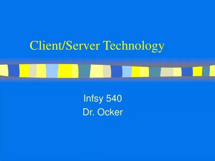 client server technology