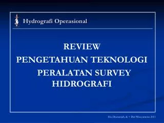 Hydrografi Operasional