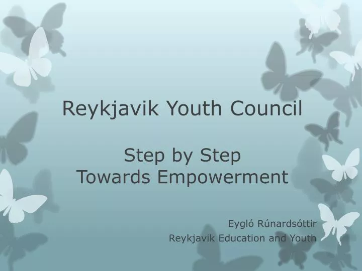 reykjavik youth council step by step towards empowerment