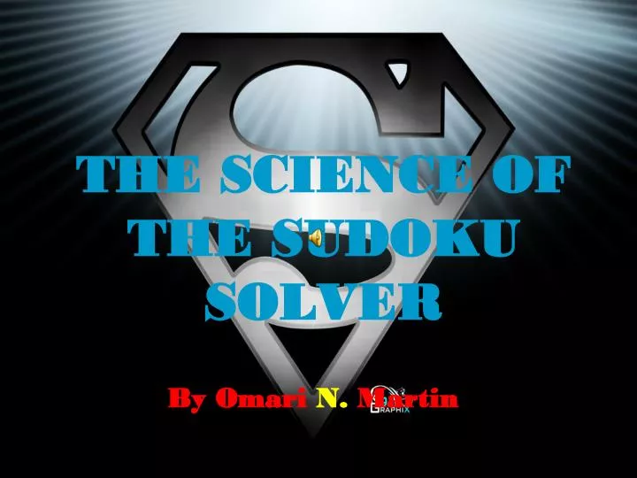 the science of the sudoku solver