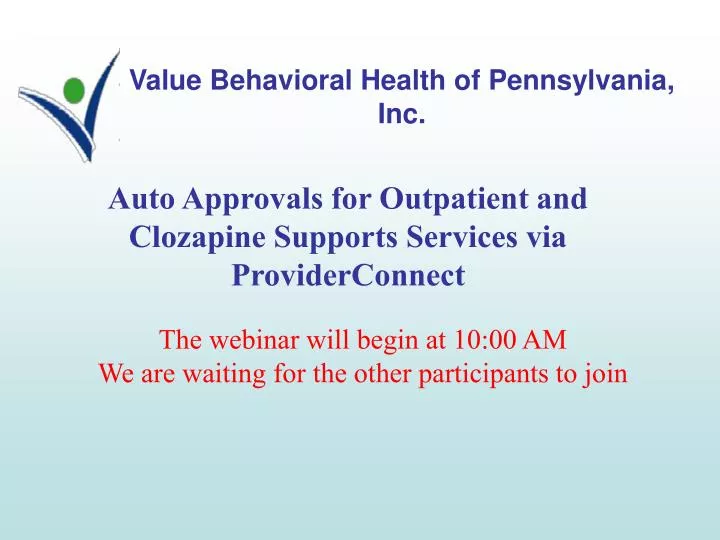 value behavioral health of pennsylvania inc