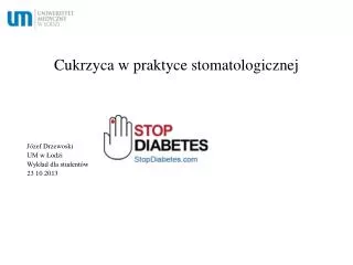 cukrzyca w praktyce stomatologicznej