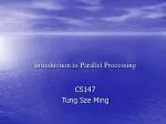PPT - Introduction to Parallel Processing PowerPoint Presentation, free ...