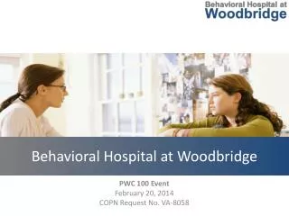 Behavioral Hospital at Woodbridge