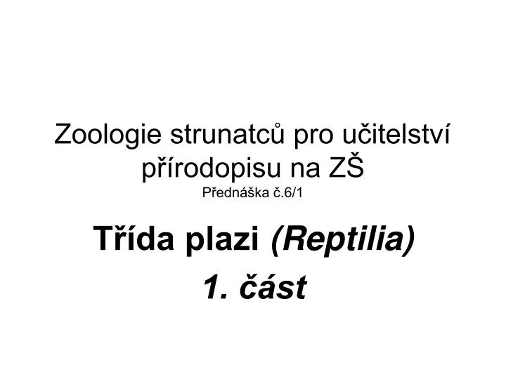 zoologie strunatc pro u itelstv p rodopisu na z p edn ka 6 1