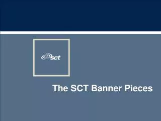 The SCT Banner Pieces