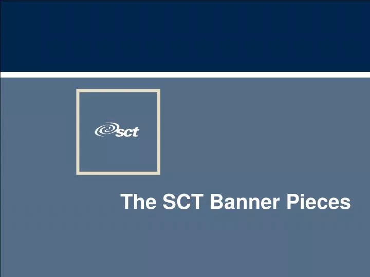 the sct banner pieces