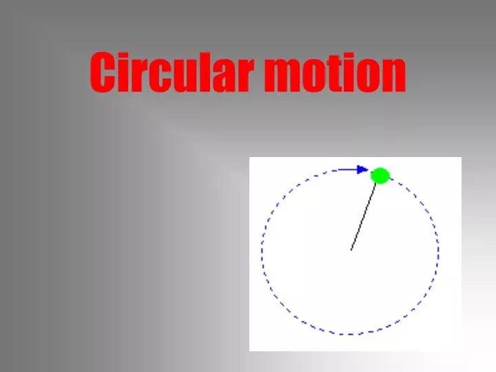 circular motion