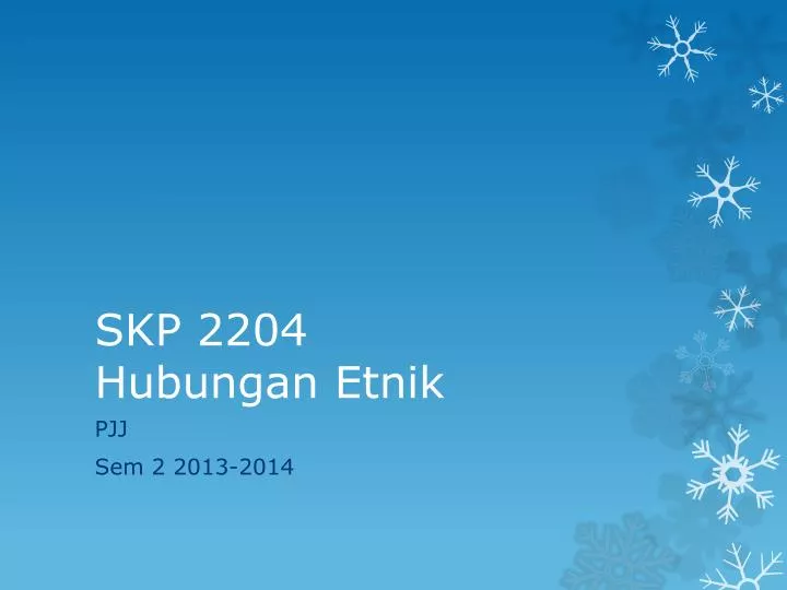 skp 2204 hubungan etnik