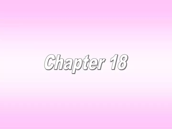 chapter eighteen