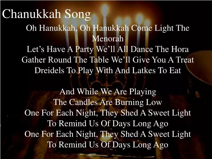 chanukkah song
