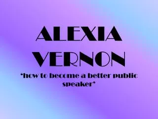 How to become a better public speaker