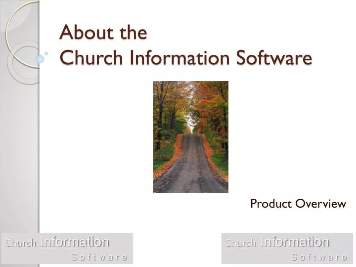 about the church information software