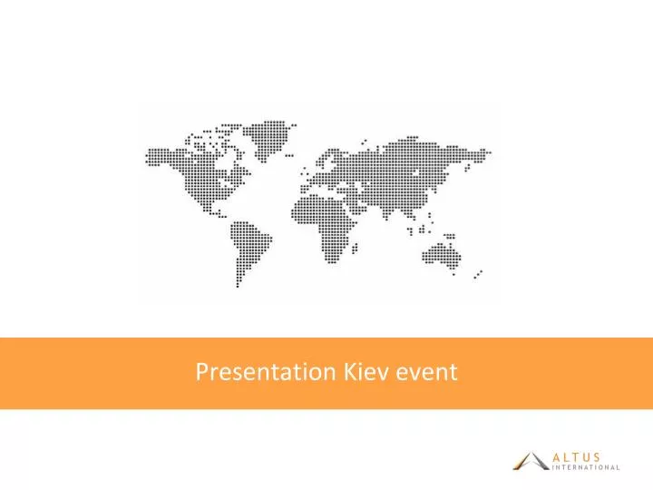 presentation kiev event