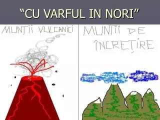 cu varful in nori