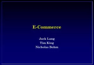 e commerce