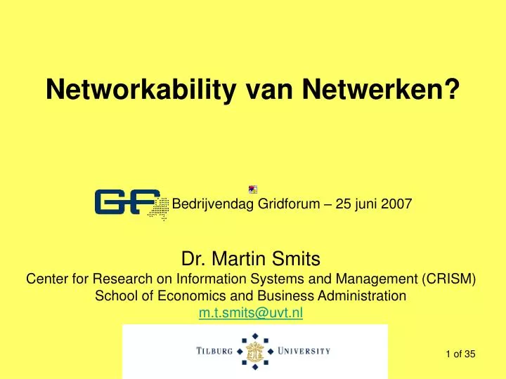 networkability van netwerken