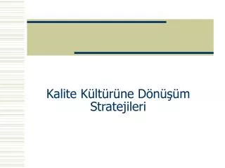 kalite k lt r ne d n m stratejileri