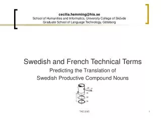 Swedish and French Technical Terms Predicting the Translation of