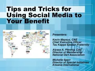 Tips and Tricks for Using Social Media to Your Benefit