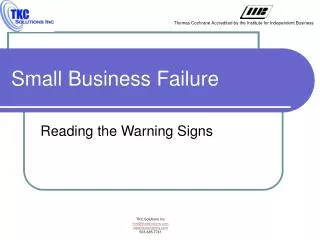 small business failure