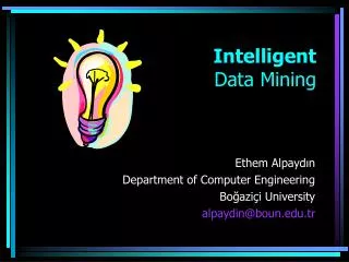 Intelligent Data Mining