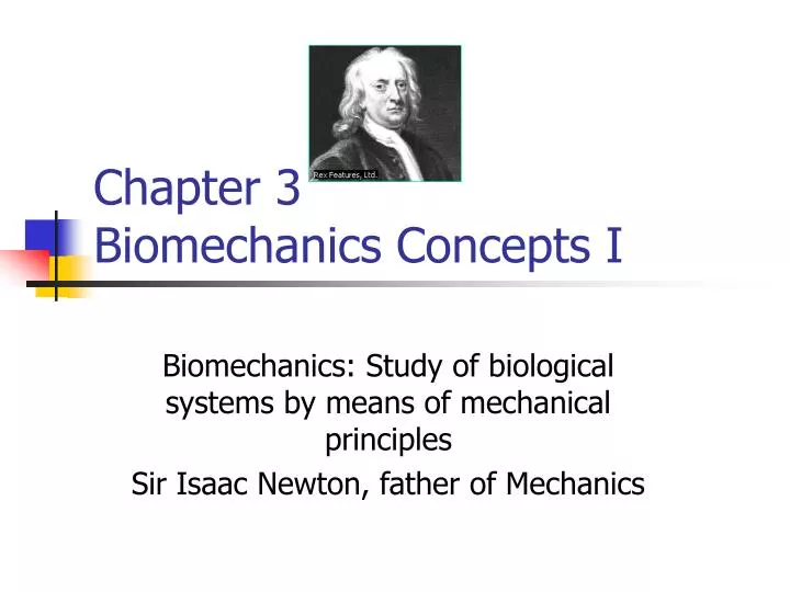 chapter 3 biomechanics concepts i