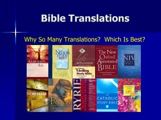 Bible Translations