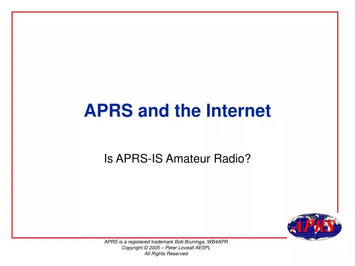 aprs and the internet