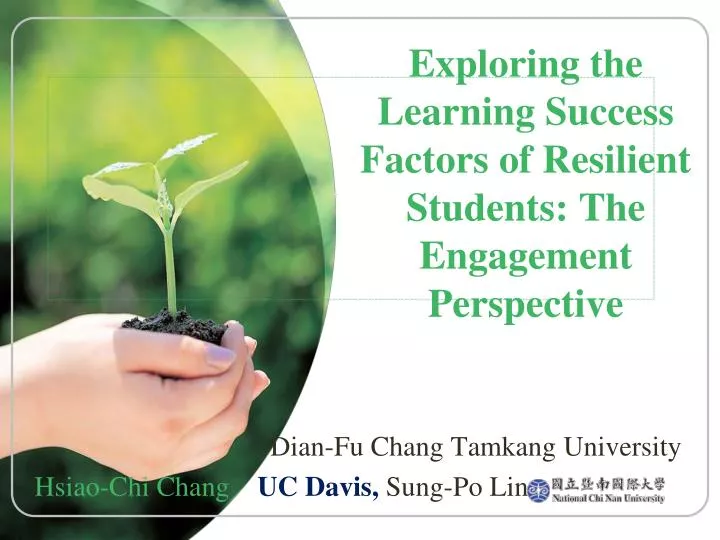 exploring the learning success factors of resilient students the engagement perspective