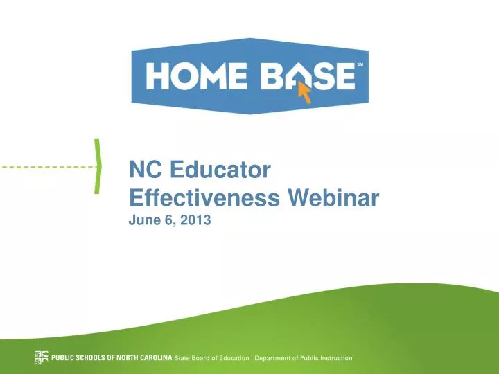 nc educator effectiveness webinar june 6 2013