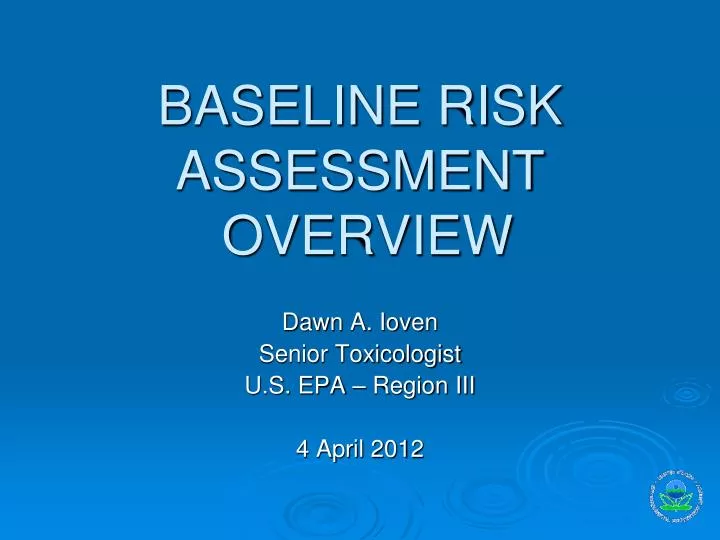 baseline risk assessment overview