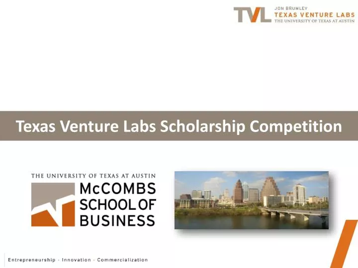 texas venture labs scholarship competition