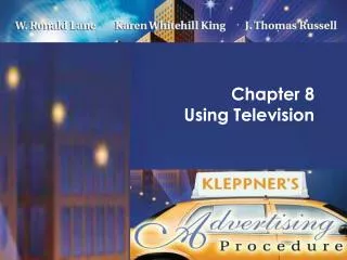 Chapter 8 Using Television