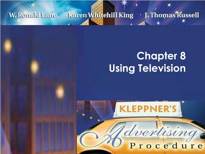 chapter 8 using television