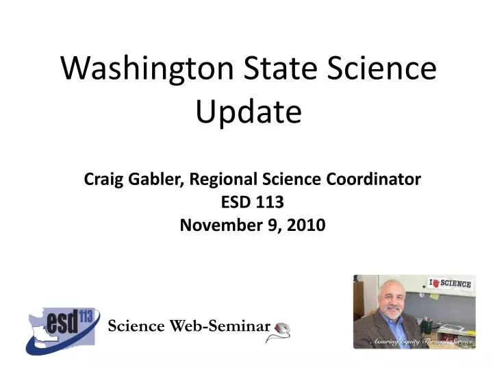 washington state science update