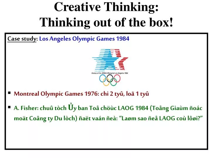 creative thinking thinking out of the box