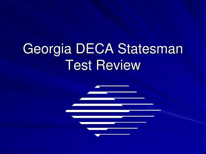 georgia deca statesman test review
