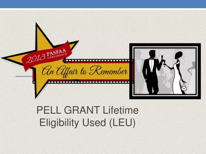 pell grant lifetime eligibility used leu