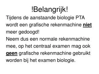 belangrijk