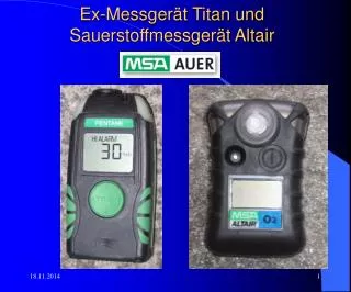 ex messger t titan und sauerstoffmessger t altair