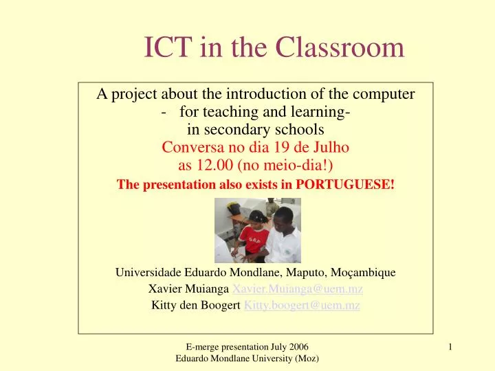 ict in the classroom