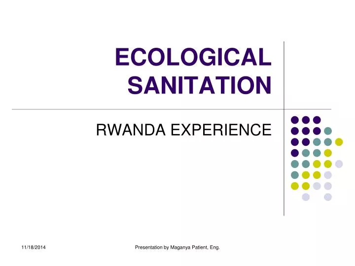 ecological sanitation