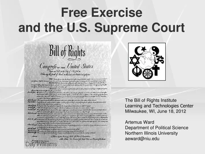 free exercise and the u s supreme court