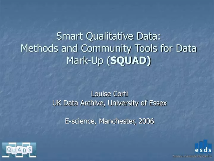 smart qualitative data methods and community tools for data mark up squad