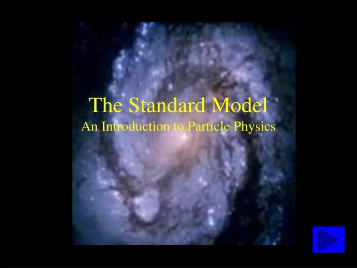 the standard model an introduction to particle physics